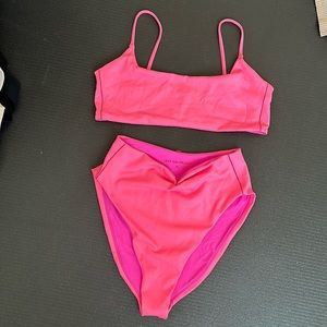 Left On Friday Pool Days Top & Hi Hi Bottoms Size XL